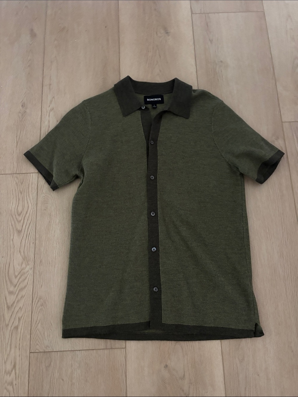 Bonobos Green Polo Button-Up